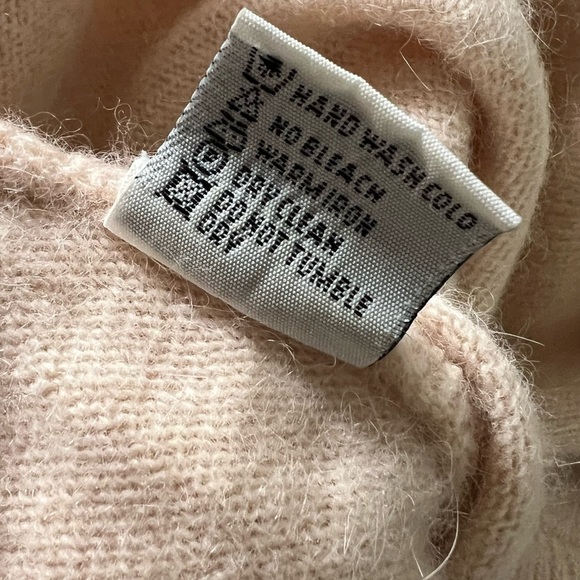 Vintage 1980's Benetton wool bow sweater size XL - Picture 9 of 10